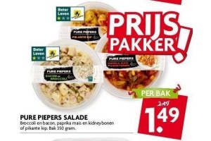 pure piepers salade