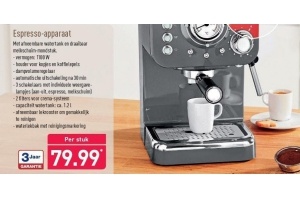 espresso apparaat