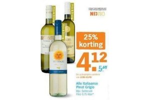 alle italiaanse pinot grigio