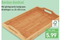 bamboe dienblad