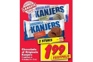 chocolade of originele kanjers