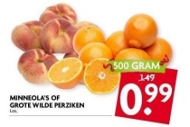 minneola s of grote wilde perziken