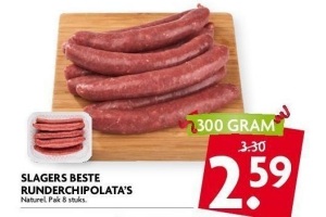slagers beste runderchipolata s
