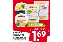 nonna ada gevulde pasta of cascina lia pastasaus of pesto