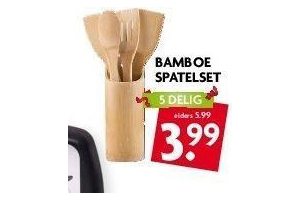 bamboe spatelset