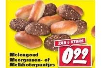 molengoud meergranen of melkboterpuntjes