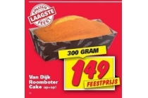 van dijk roomboter cake