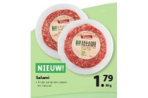 biologische salami