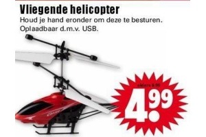 vliegende helikopter