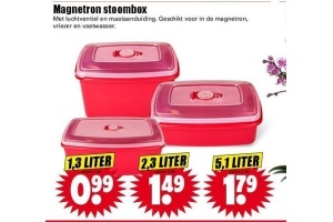 magnetron stoombox