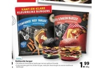 gekleurde burger