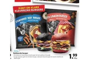 gekleurde burger