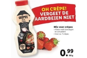 mix voor crepes