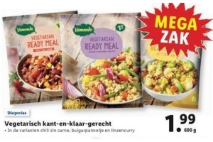 vegetarisch kant en klaar gerecht