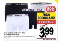 herenboxershorts fila of new balance