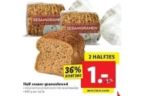 half sesam granenbrood