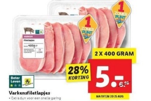 varkensfiletlapjes