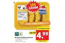 krokante kipfiletschnitzels