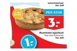 roomboter appeltaart