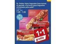 dr oetker bistro baguettes kaas tomaat of speciale of g woon pizza baguettes of krokante pizza polla