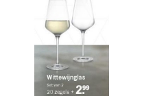 witte wijn glas