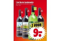 1 de beste landenwijn