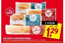 1 de beste afbakbroodjes