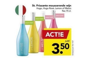 st frizzante mousserende wijn