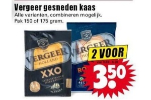 vergeer gesneden kaas