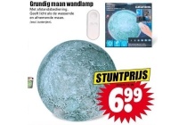 grundig maan wandlamp