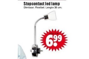 stopcontact led lamp