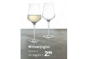 witte wijn glas