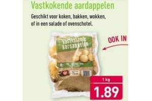 vastkokend aardappelen