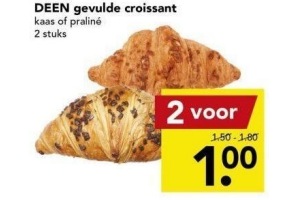 deen gevulde croissant