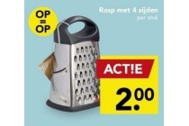 rasp met 4 zijden