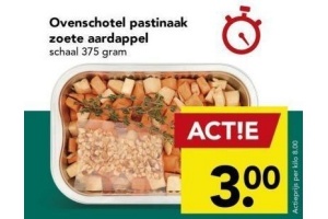 ovenschotel pastinaak zoete aardappel