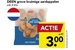 deen grove kruimige aardappelen