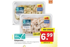 wokgarnalen 450 gram