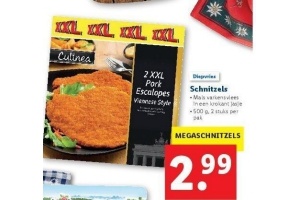 diepvries schnitzel xl