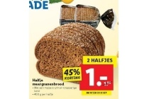 halfje meergranenbrood