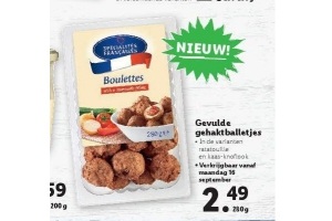 gevulde gehaktballetjes