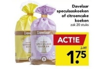 davelaar speculaaskoeken of citroencake koeken