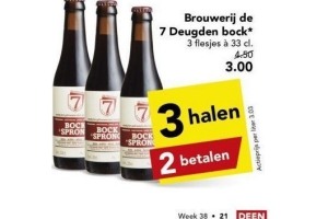 brouwerij de 7 deugden bock sprong