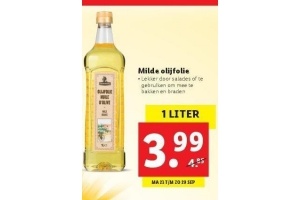 milde olijfolie