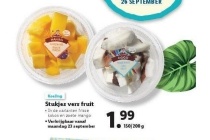 stukjes vers fruit