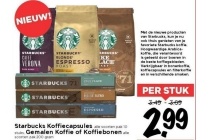 starbucks koffiecapsules gemalen koffie of koffiebonen