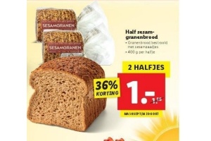 half sesamgranenbrood