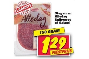 stegeman alledag snijworst of salami