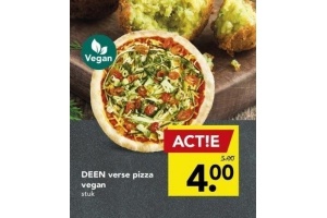 deen verse pizza vegan