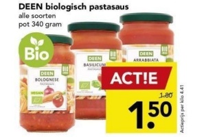 deen biologisch pastasaus